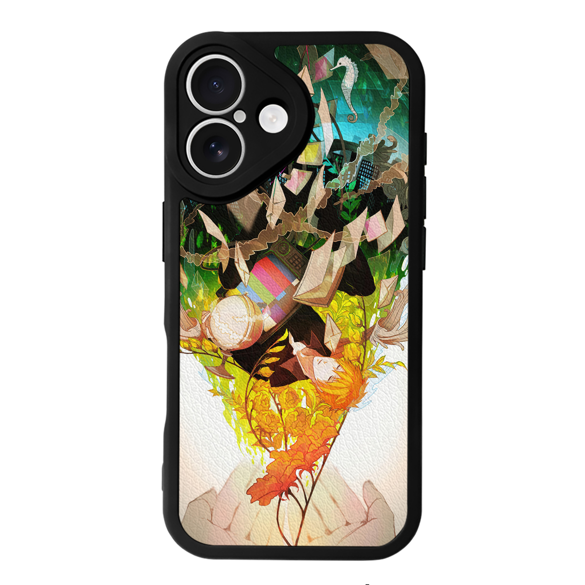 （画像用） ブリーチ BLEACH 【iPhone 16シリーズ対応】シリコンスマホケース（レザー調） 材質：シリコン